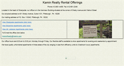 Desktop Screenshot of kaminrealty.kamin.com