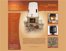 Tablet Screenshot of kamin.pl